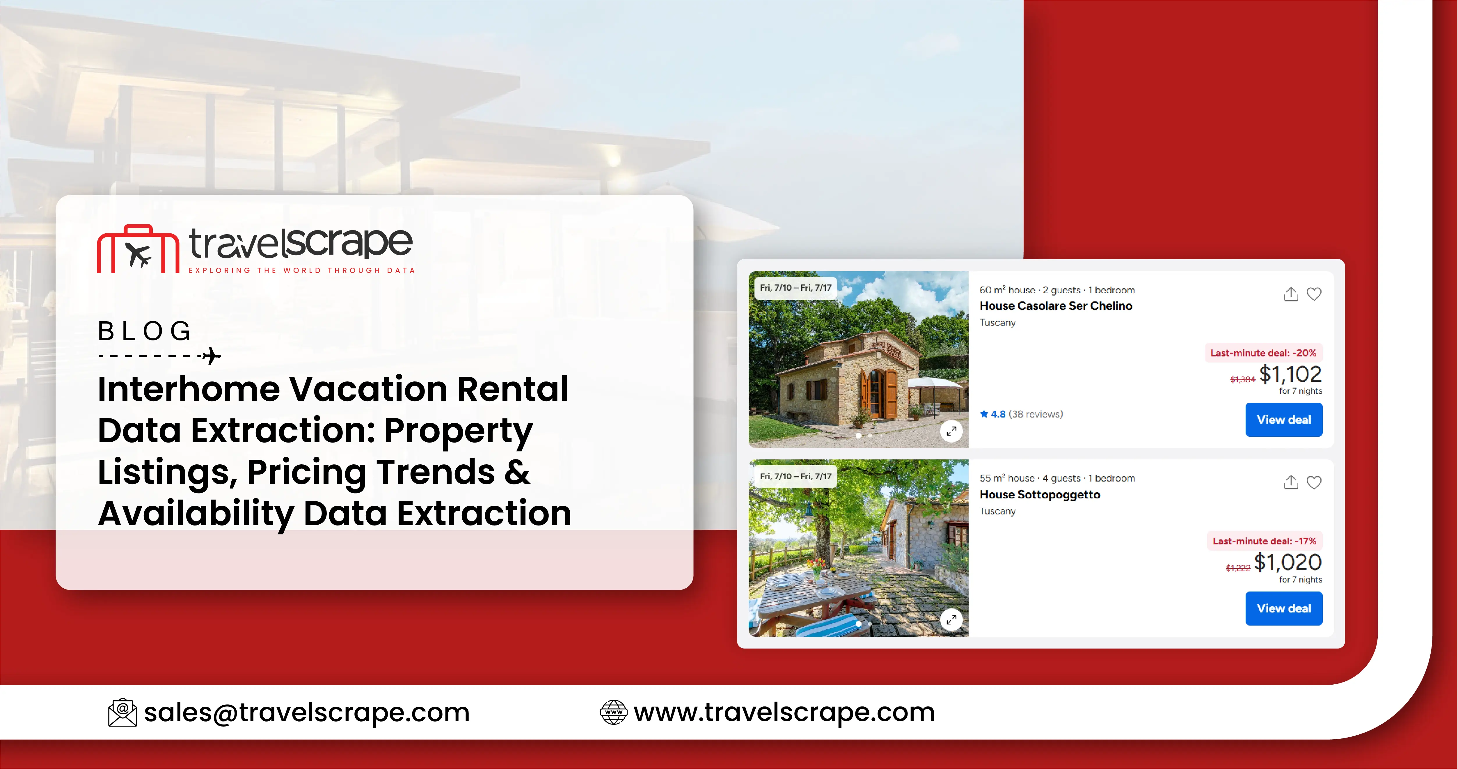 Interhome Vacation Rental Data Extraction